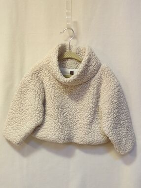 Tea Collection Cream Sherpa Pullover Jacket